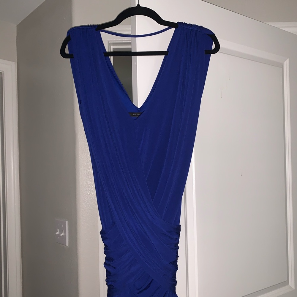 Blue cocktail dress